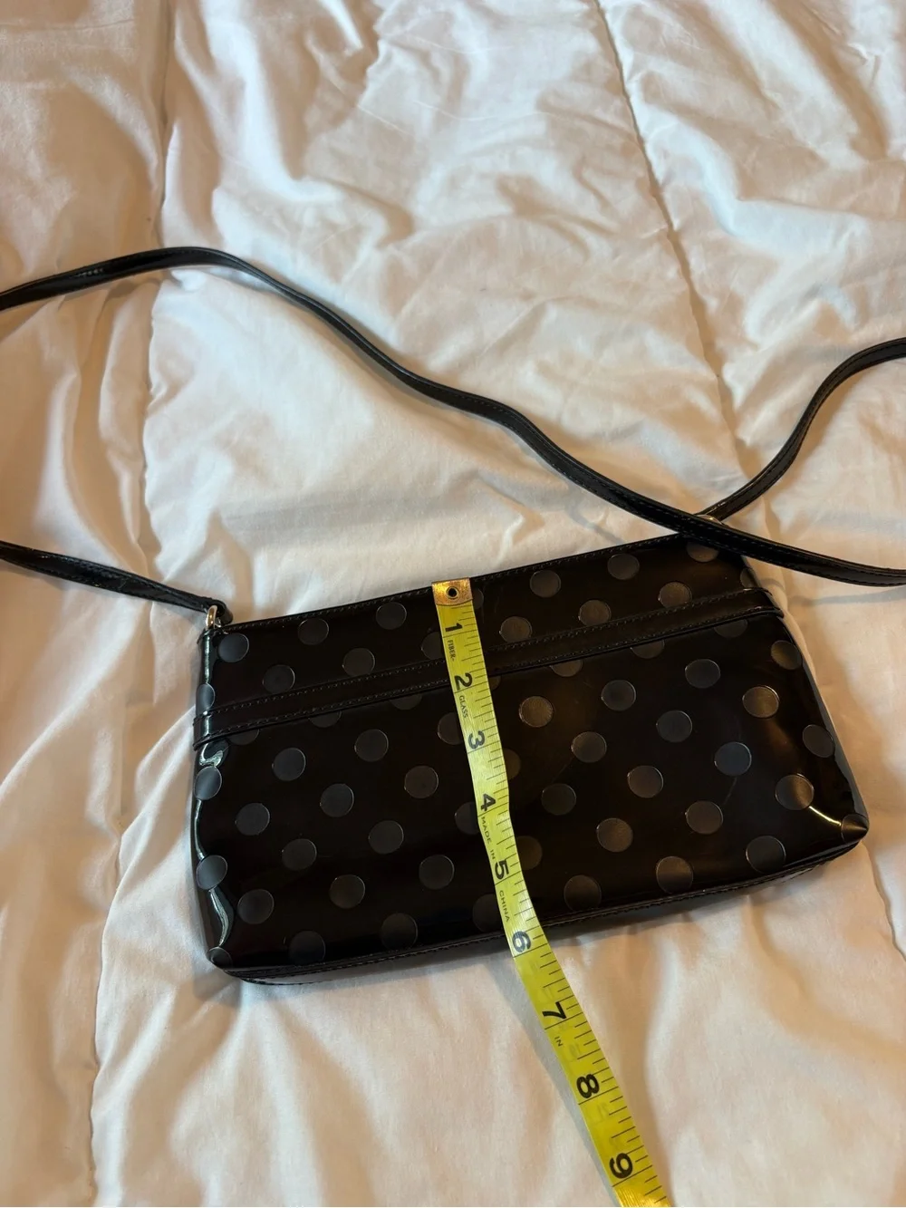 Kate Spade Patent Polka Dot Handbag